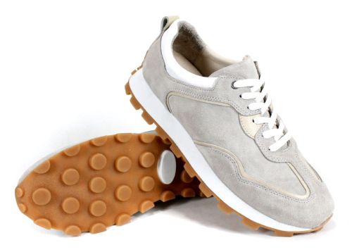 мъжки сникърси STREET Beige, подметка и общ изглед