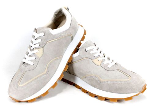 мъжки сникърси STREET Beige, композиция от два обувки