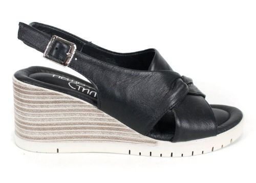 Pantofi casual dama din piele naturala cu imprimeu floral - model Luna