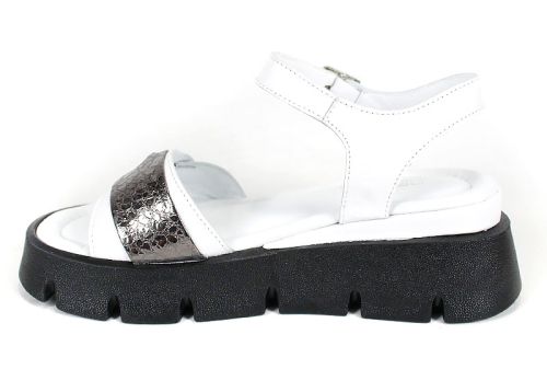 Pantofi casual dama din piele naturala cu imprimeu floral - model Luna