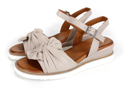 Pantofi casual dama din piele naturala cu imprimeu floral - model Luna