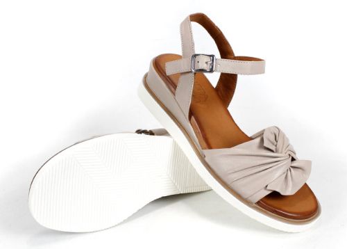 Pantofi casual dama din piele naturala cu imprimeu floral - model Luna