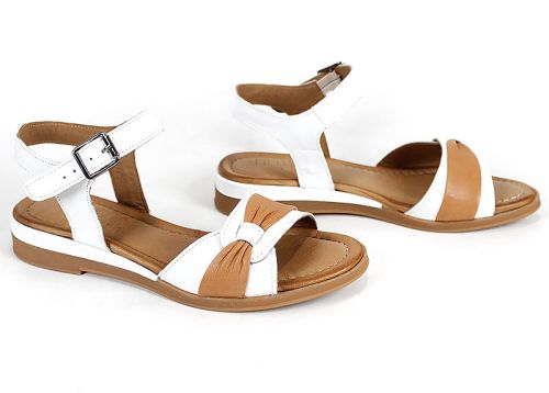 Pantofi casual dama din piele naturala cu imprimeu floral - model Luna