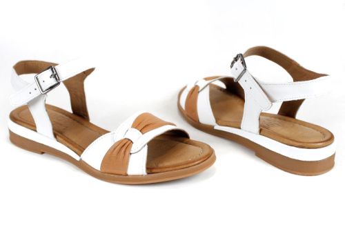 Pantofi casual dama din piele naturala cu imprimeu floral - model Luna