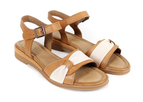 Pantofi casual dama din piele naturala cu imprimeu floral - model Luna