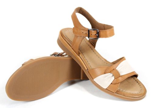 Pantofi casual dama din piele naturala cu imprimeu floral - model Luna