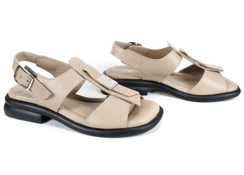 Pantofi casual dama din piele naturala cu imprimeu floral - model Luna