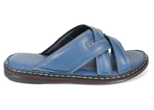 miro vento мъжки чехли естествена кожа деним