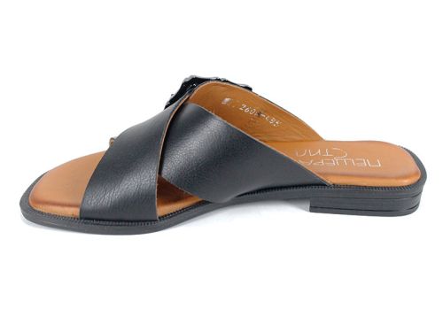 дамски чехли Forma Nuova от естествена кожа с катарама