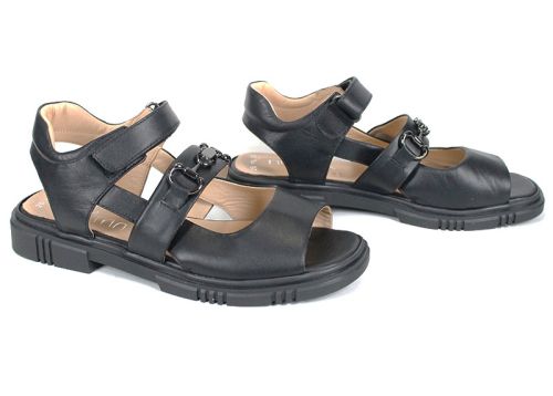 sandale damă Urban Pulse piele naturală neagră