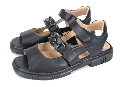 sandale damă Urban Pulse piele naturală neagră