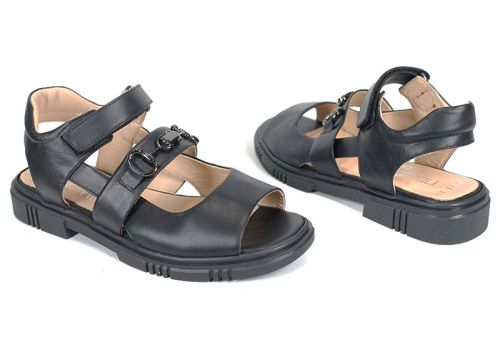 sandale damă Urban Pulse piele naturală neagră