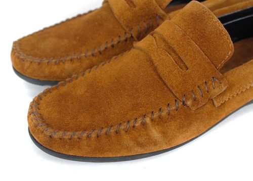 Мъжки мокасини Miro Dolce светло кафяв естествен велур