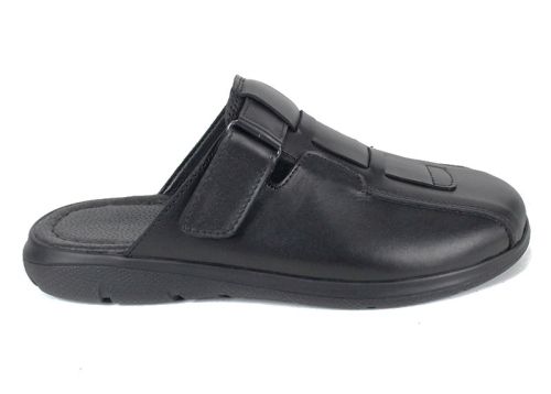 Мъжко сабо Silent Note с велкро от естествена кожа