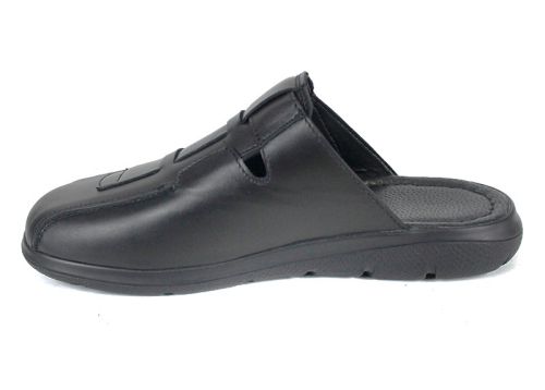 Мъжко сабо Silent Note с велкро от естествена кожа