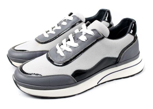 Преоценени мъжки спортни обувки в сиво - Модел Дориан