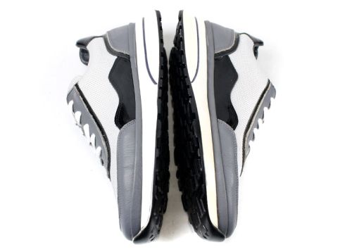 Преоценени мъжки спортни обувки в сиво - Модел Дориан