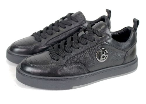 Мъжки ежедневни обувки Lupo Forte – естествена кожа с кроко и змийски щампи