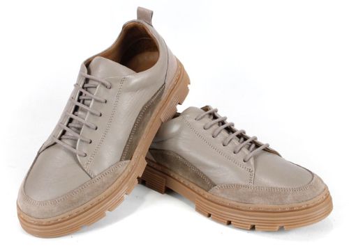 дамски ежедневни обувки Terra Nova от естествена кожа и велур визон