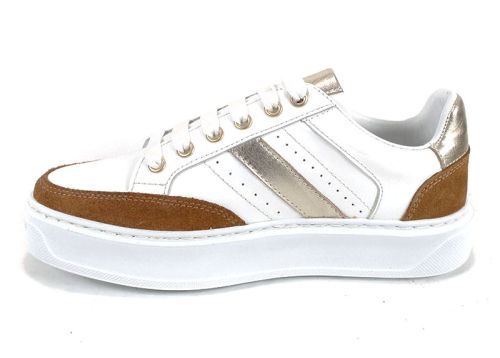 дамски-сникърси-бяло-златно-кафяво-естествен-велур