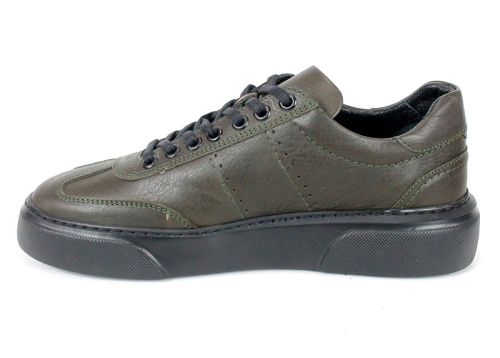 Мъжки обувки Cavero с връзки и мека стелка от естествена кожа