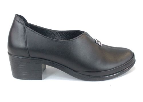 Дамски обувки Lusso Forte от естествена кожа в черно