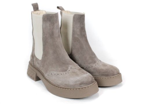 дамски боти Modo Serein естествен велур визон