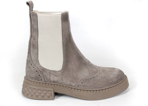 дамски боти Modo Serein естествен велур визон