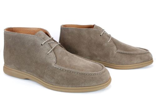 Мъжки велурени кларкове Prestigio Sabbia – пясъчно кафяв велур