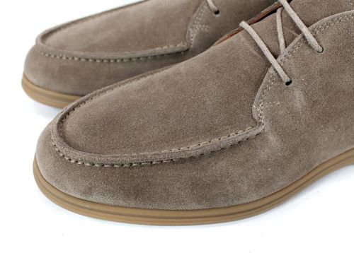 Мъжки велурени кларкове Prestigio Sabbia – пясъчно кафяв велур