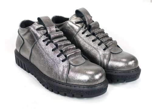 Дамски обувки Lumea Platina от естествена кожа