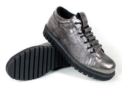 Дамски обувки Lumea Platina от естествена кожа