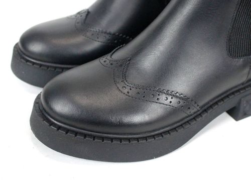 🖤 Дамски боти Modo Serein – естествена кожа, черни