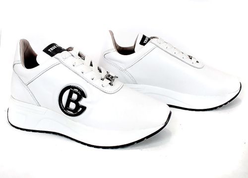 Дамски сникърси Aria Soft – бяла естествена кожа, комфорт и стил