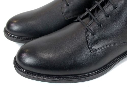 Мъжки официални боти Nero Cadence – естествена кожа, връзки и цип, топла подплата