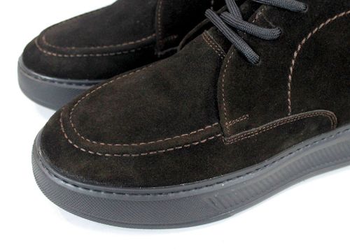 Мъжки велурени боти Loftе Vento – тъмно кафяв цвят