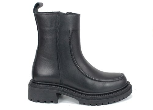 Дамски боти Luce Velluto – черна естествена кожа