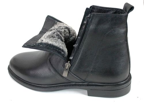 Мъжки официални боти от естествена кожа – модел Nero Classico