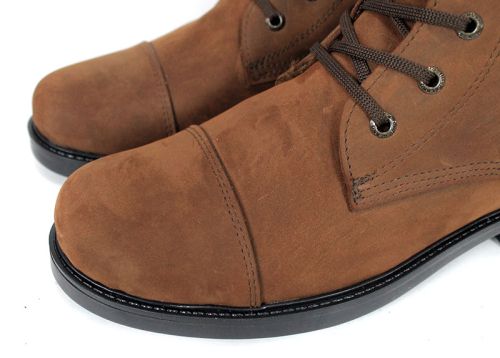 Мъжки кубинки Corda Terra от естествена кожа в кафяво