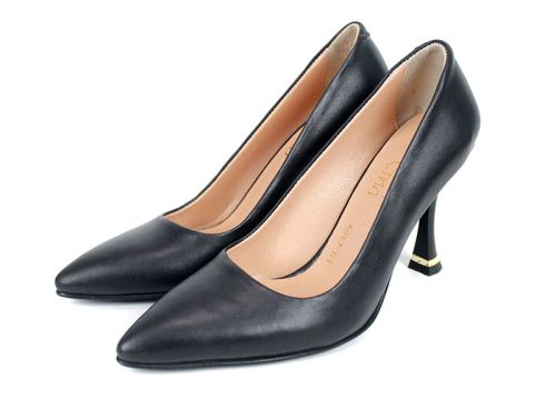 Metro Bloom – дамски официални обувки от естествена кожа с елегантен стилето ток