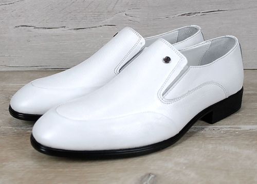 Aurelio Forma – мъжки официални обувки от естествена кожа в бяло