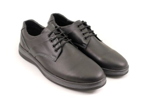 Преоценени мъжки ежедневни обувки в черно - Модел Стив