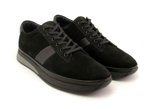 Преоценени мъжки, ежедневни обувки в черно - Модел Максим.