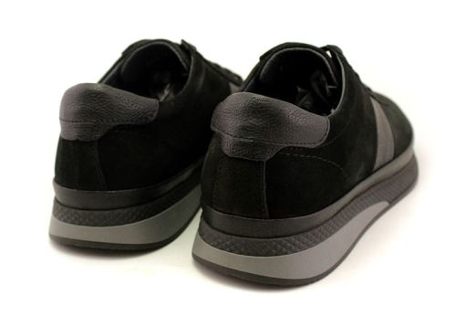 Преоценени мъжки, ежедневни обувки в черно - Модел Максим.