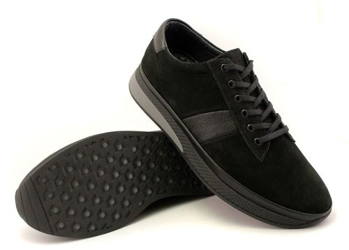 Преоценени мъжки, ежедневни обувки в черно - Модел Максим.