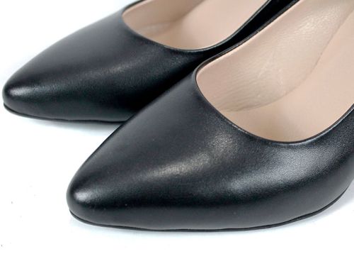 Orlena Vivo – дамски стилето обувки от естествена кожа в черно