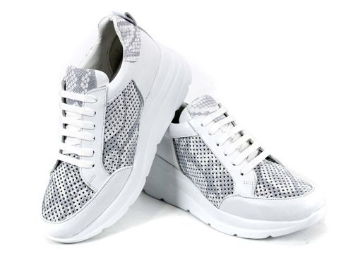 летни дамски обувки с перфорация Modern Allure