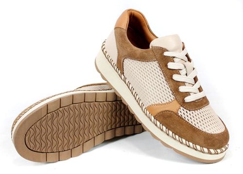 Обувки Mirela Vento – естествен комфорт в бежово и светло кафяво