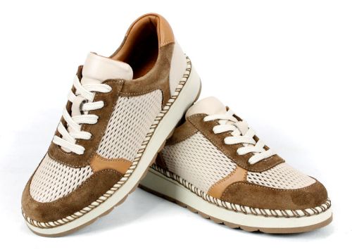 дамски спортни обувки Mirela Vento бежово кафяво