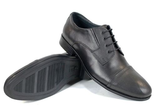 Мъжки официални обувки в черно, модел Джино.